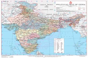 Political Map of India - Kendriya Vidyalaya Tehran केंद्रीय विद्यालय तेहरान
